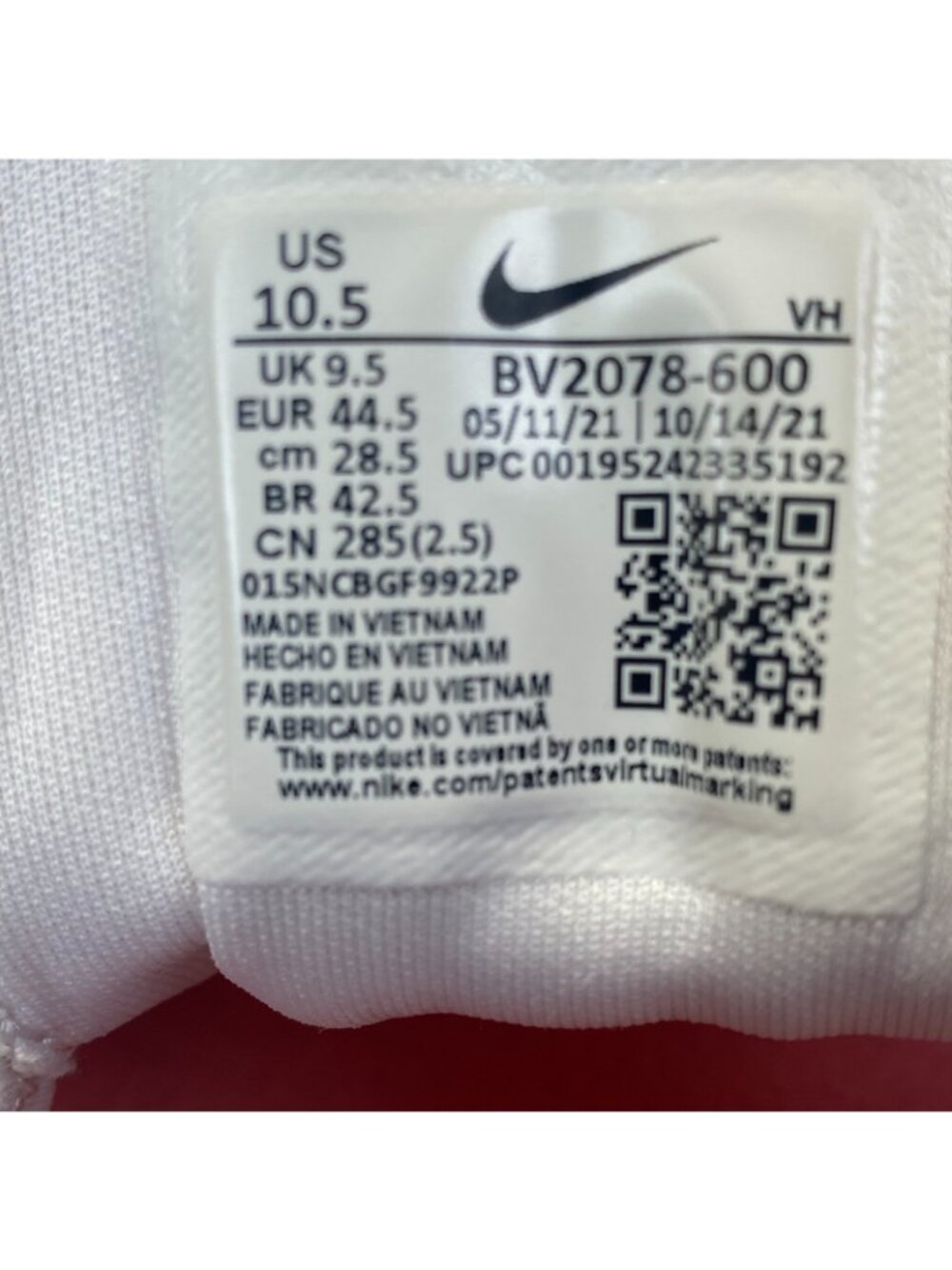 Nike Mens SB Nyjah Free 2 BV2078-600 White Running Shoes Sneakers Skate 10.5 - Picture 8 of 10